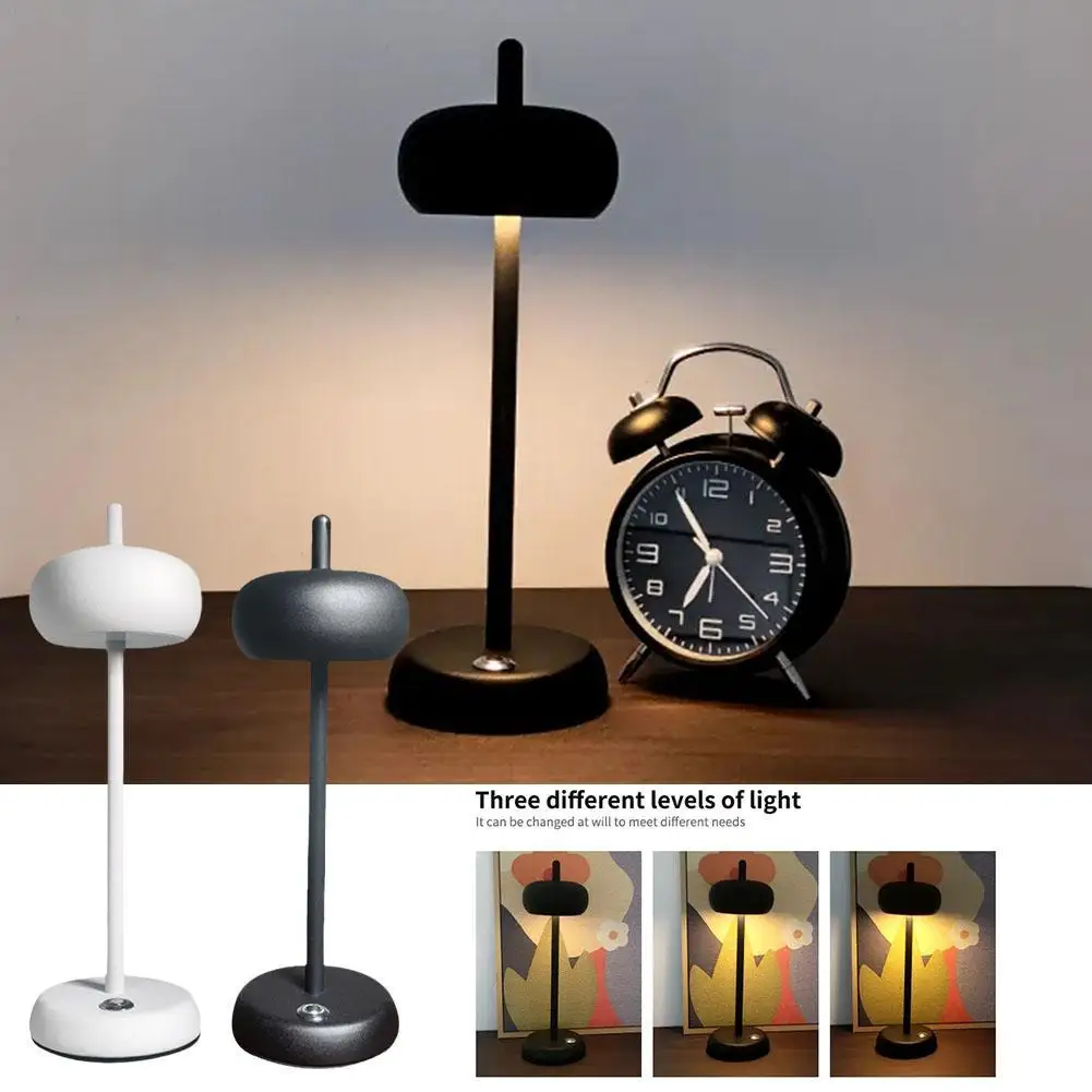 

Круглая настольная лампа светодиодный арт дизайн беспроводная настольная лампа прикроватная лампа для спальни портативная настольная лам...