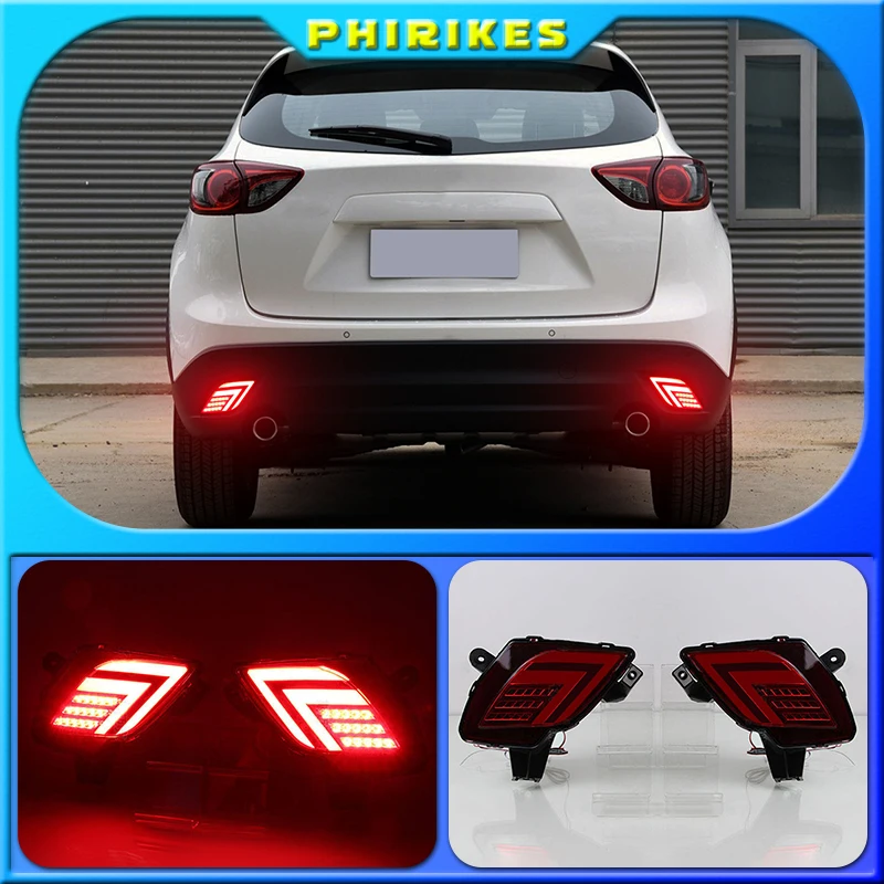 

2 шт., Светодиодный отражатель для Mazda CX5 2013 2014 2015 2016