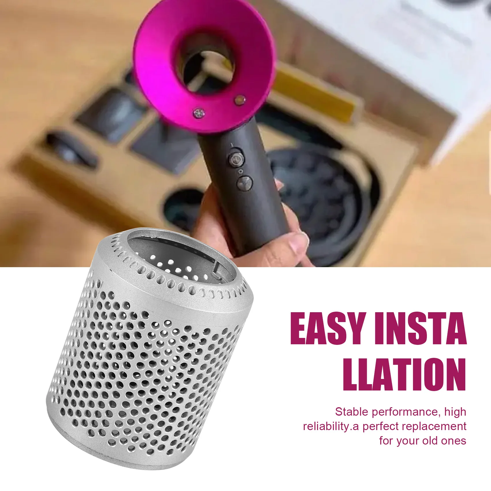 Подходит для фена Dyson HD01 HD03 HD08 пылезащитная внешняя крышка фильтра аксессуары