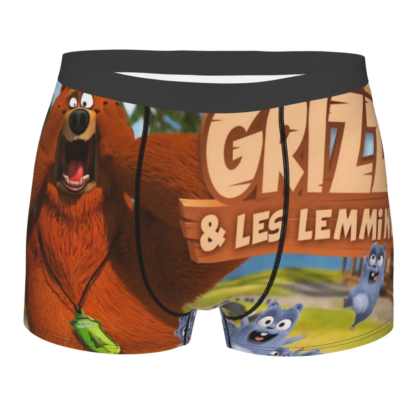 

Grizzy And The Lemmings 1639 Men's Panties Men's Underwear Sport Cool Kids Lot Pck Men's Shorts Men's Underpants Underwear Men