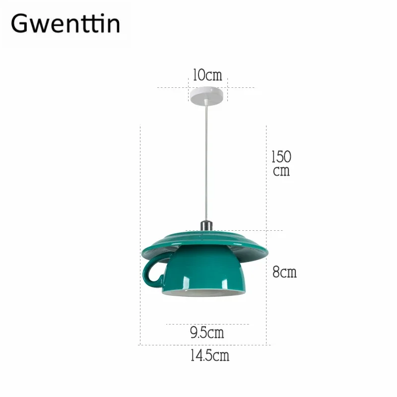 

Подвесные светильники Gwenttin в виде чашек, керамика