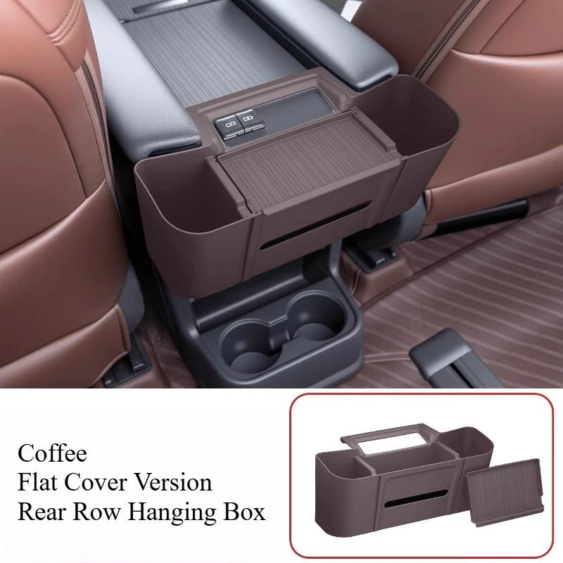 Фото Для Toyota Sienna/Granvia задний ящик для хранения подлокотник коробка подвесные принадлежности для салфеток укладка уборка автомобилей аксессуары для интерьера №5
