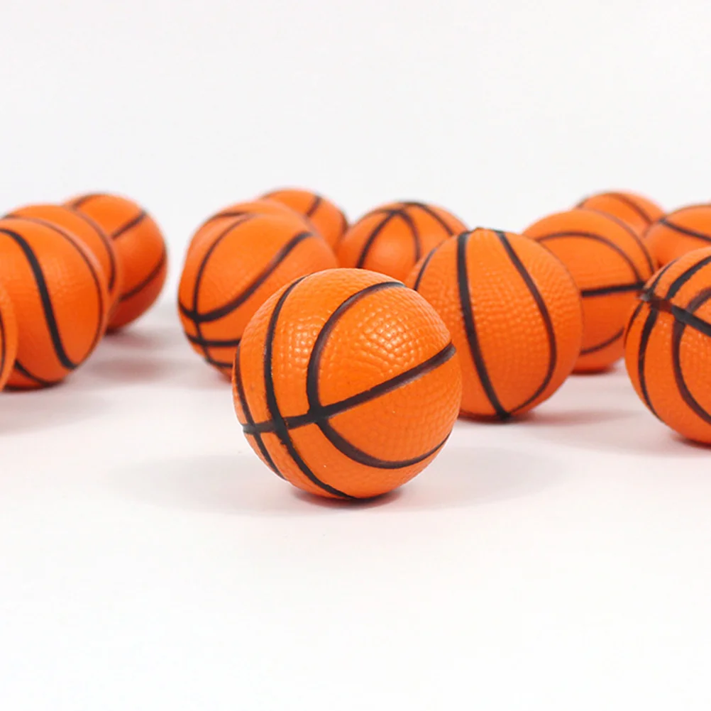 

Basketball Mini Stress Foam Toys Sports Party Kids Toy Bouncy Basketballs Hoop Game Soccer Pool Favors Portable Sensory Fidget