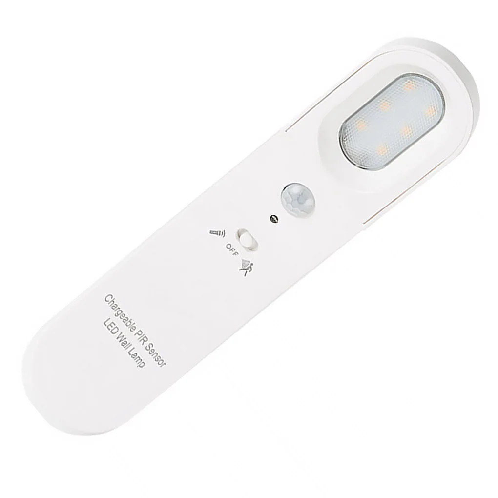 

Intelligent Human Body Sensor Night Light USB Chargeable LED Wall Lamp Emergency Lighting Flashlight Rotatable LED Wall Light