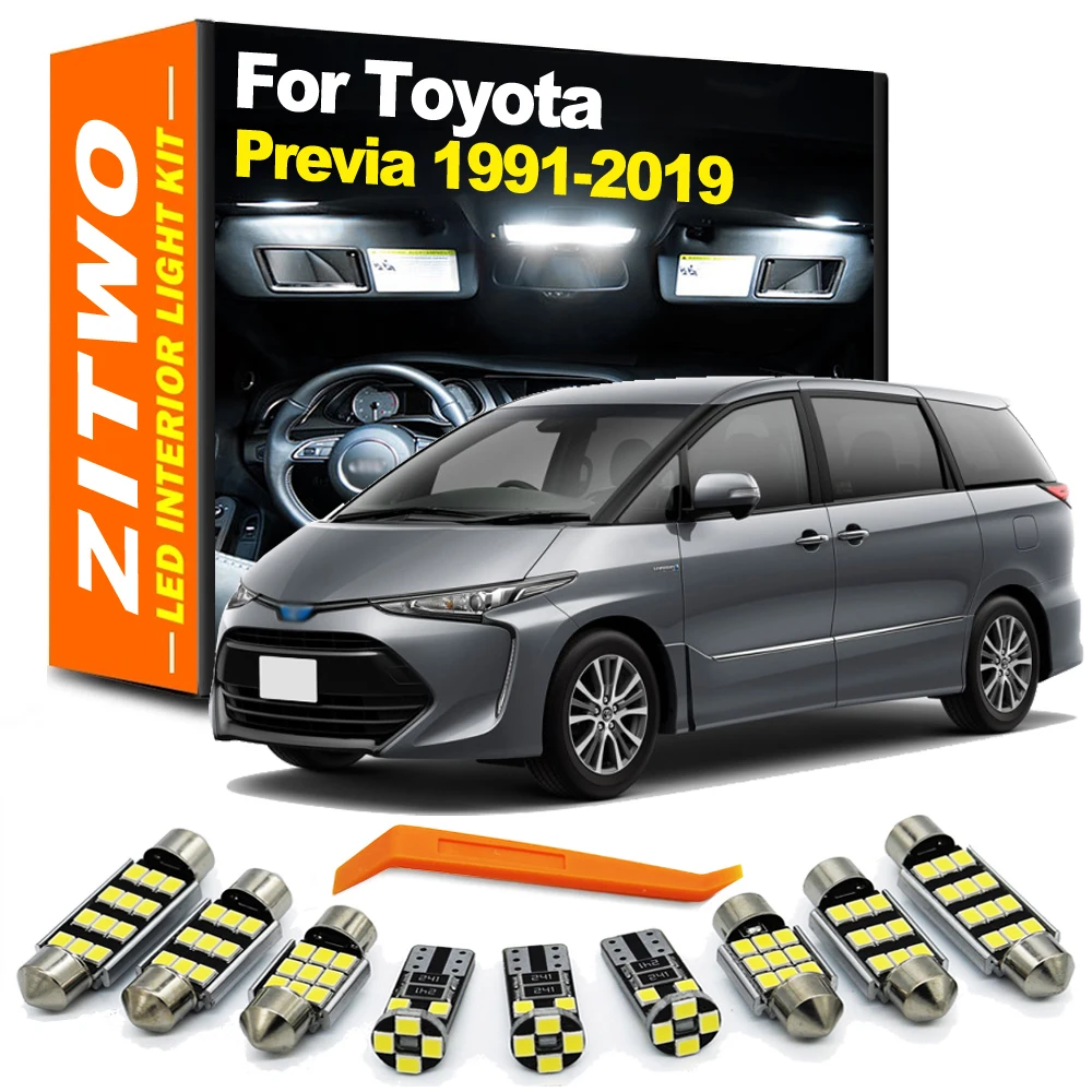 Стартовый набор ламп для интерьера для Toyota Previa Estima Tarago MK1 MK2 MK3 I II III ACR30 ACR50 1990- 2017 2018 2019
