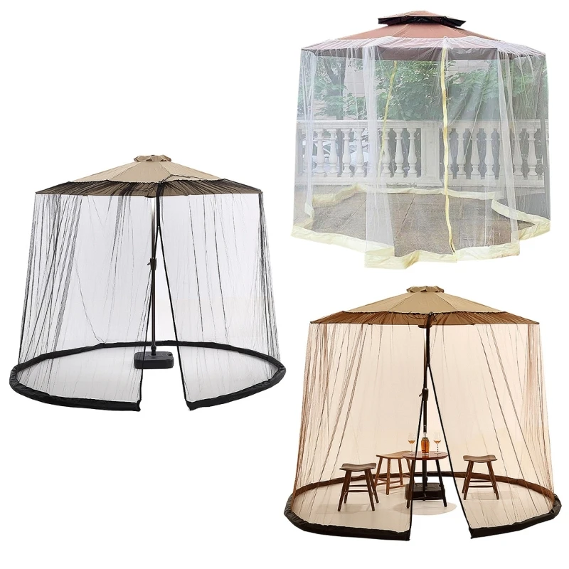

Mosquitoes Net Outdoor Lawn Garden Camping Umbrella Sunshades Cover for Garden Yard Patio Yard Party Decoration