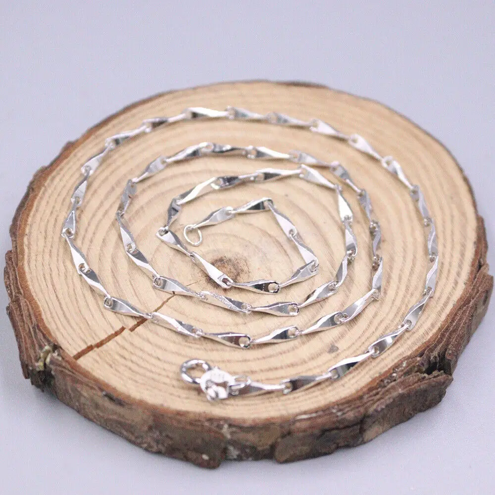 

Длинная Серебряная цепочка 1,8 мм, Длина 17,7 дюйма, длина S925