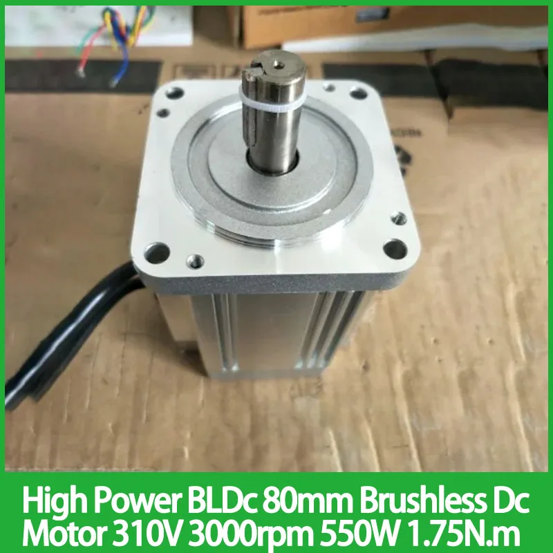 Высокомощный бесщеточный двигатель постоянного тока BLDC 80 мм (80BL110S55) 310 В 3000 об/мин