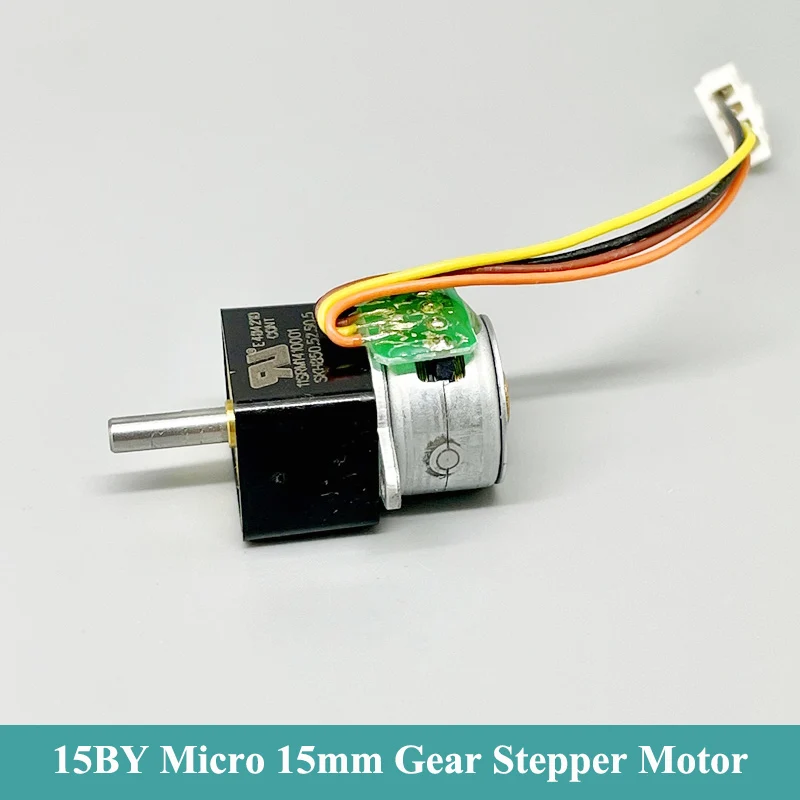 

Micro 15mm Full Metal Gear Stepper Motor DC 5V 2-Phase 4-Wire Mini Precision Gearbox Stepping Motor DIY Toy Robot CCTV Camera