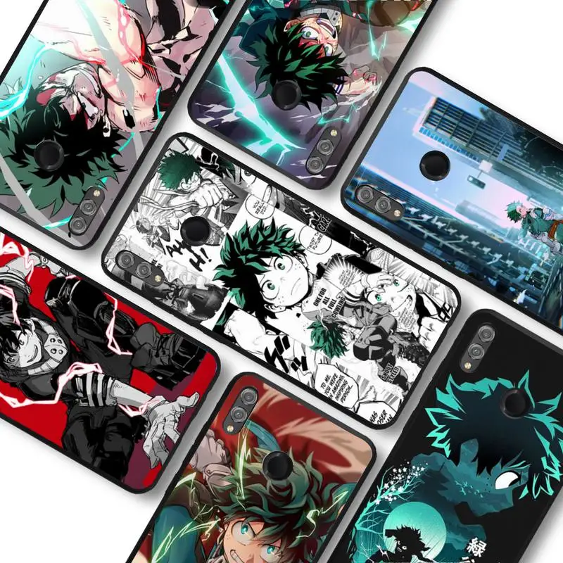 

Izuku Midoriya My Hero Academia Anime Phone Case For Huawei honor 10Lite 10i 20 8x 10 for Honor 9lite 9xpro Back Coque