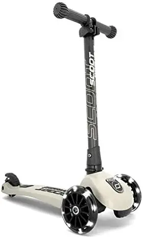 

& Ride | Highwaykick 3 | Kids Wide Deck Standing Kick Scooter with LED Wheels