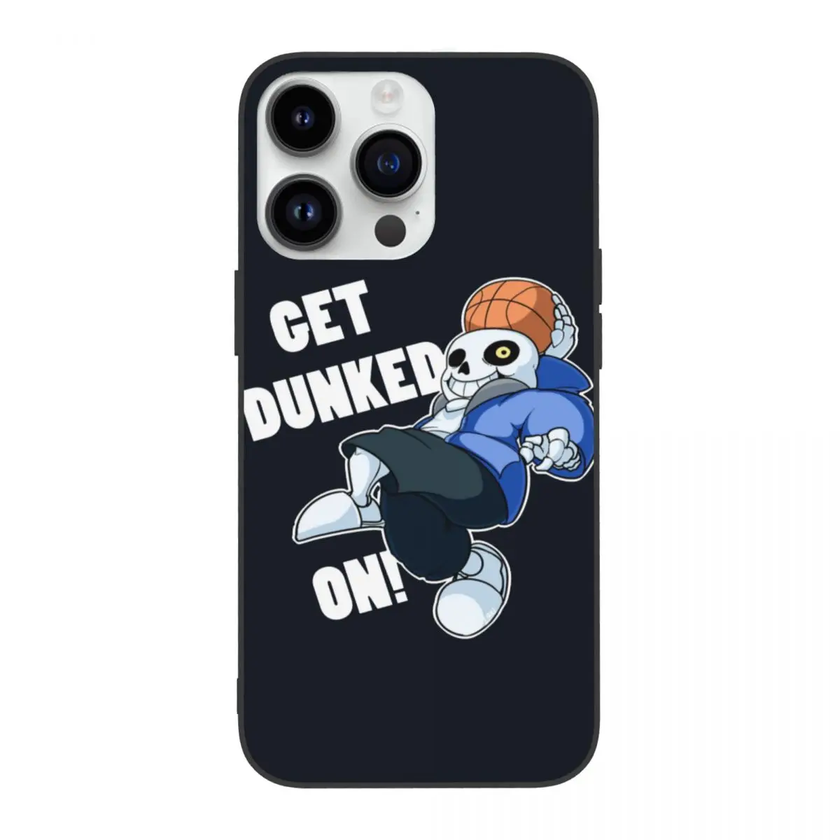 Мягкий ТПУ чехол для iPhone 14 13 Pro Max Plus Sans Undertale