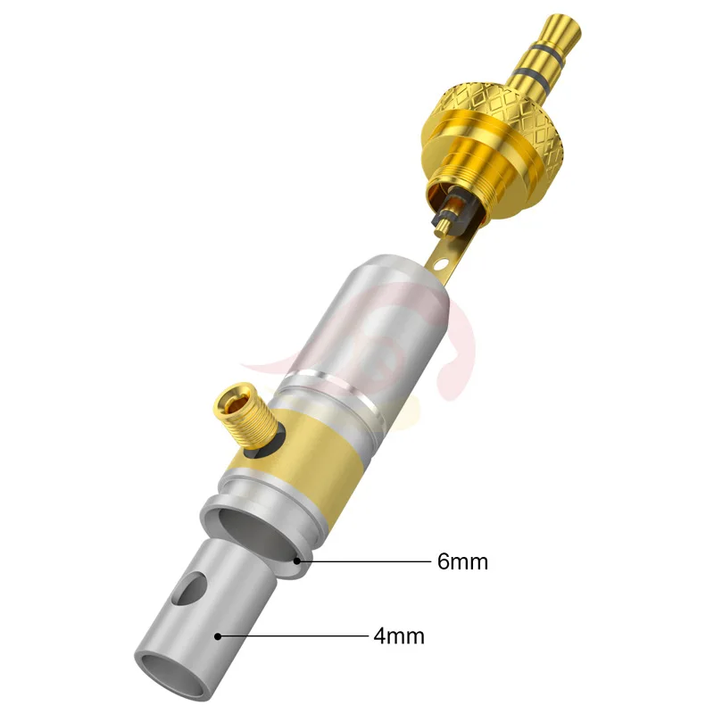 Фото 2 пары адаптеров Meze99 109PRO ADX5000 ADX7000 MDR-Z1R HD700, разъем для наушников 2,5 мм, 3,5 мм, 4,4 мм, кабель для наушников, аудиоразъем №4