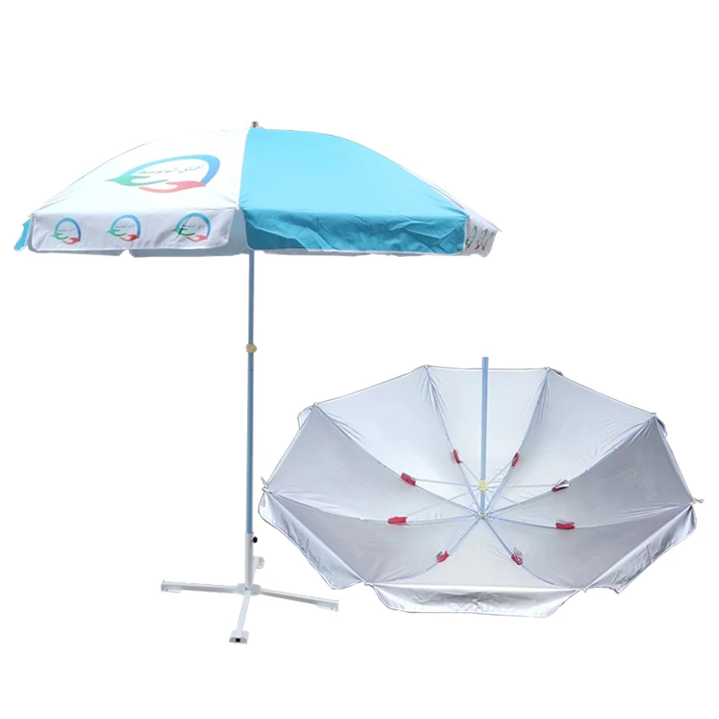 48 Inch Customized Logos Event Umbrella Booth SunShelter Used For Exhibition UV-Proof Beach Umbrellas Outdoor Business Shelter