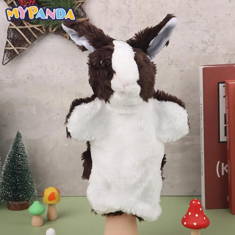 

1 шт. пальчиковая кукла 2023 кукла мультяшный кролик ручная кукла плюшевая игрушка милый кролик ролевая игра рассказ истории искусственная