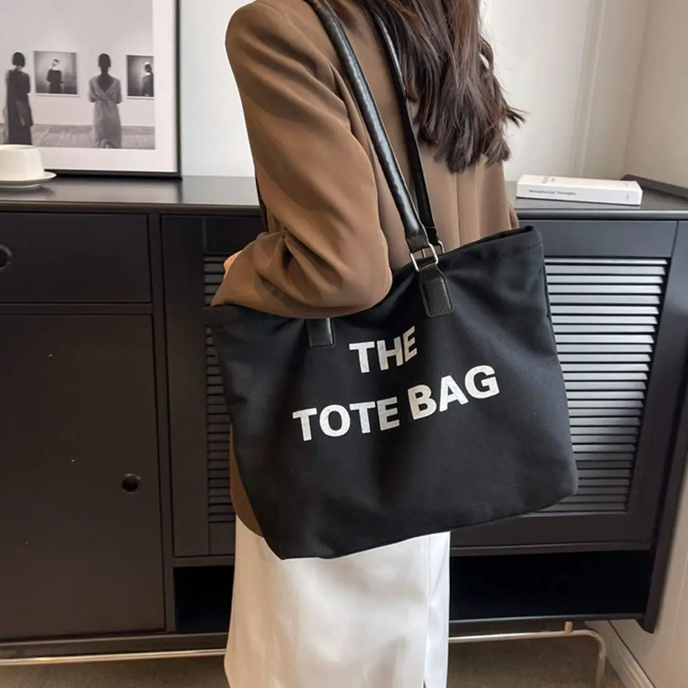 

Large Capacity Messenger Bag Shopping Bags Letter Korean Canvas Bag Tote Bag Women Shoulder Bags Women Handbags
