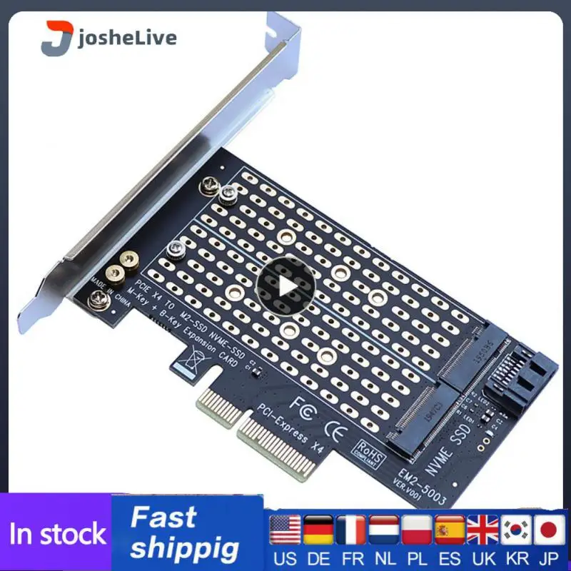 

Pcie To M2/m.2 Adapter Add On Cards M Key B Key Cards Pci-e 3.0 X4 Gen3 Adapter Card Adapter With Bracket Nvme/m2 Pcie Adapter