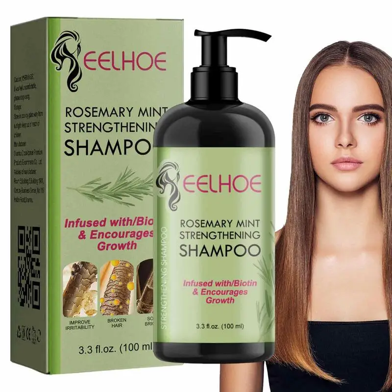 Rosemary Mint Strengthening Shampoo Smoothing Shampoo Moisturizing Shampoo Natural Conditioner Shampoo For Women's Long Hair