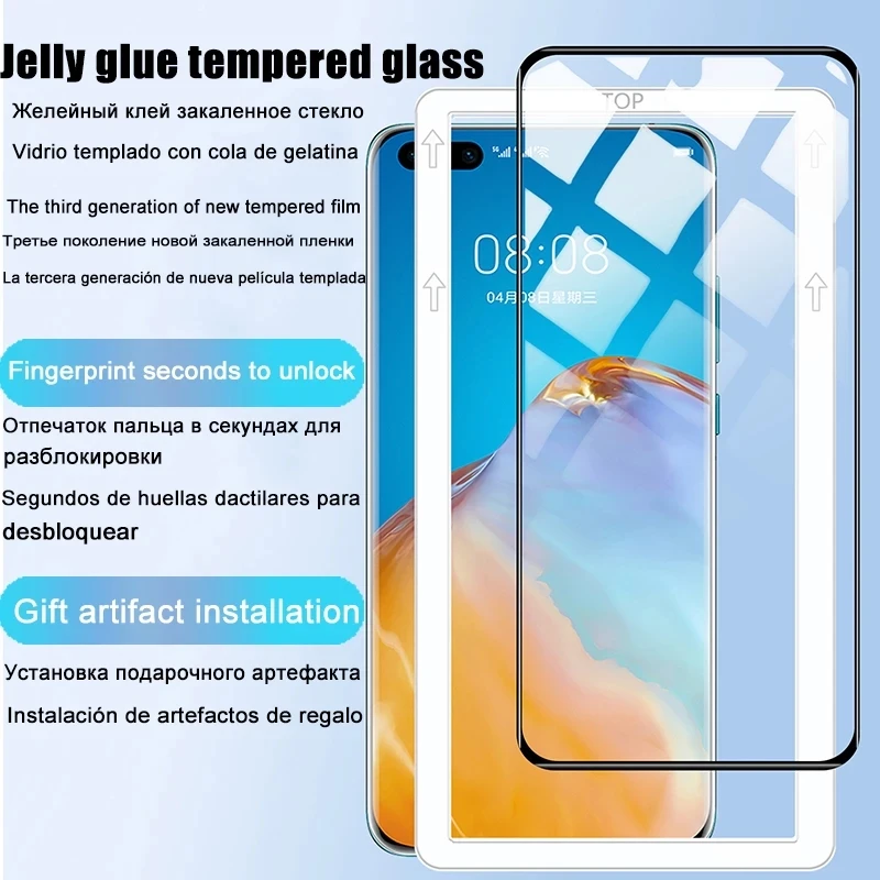 full cover curved tempered glass for oneplus 10 9 8 7 pro screen protector for one plus 8t 7t pro full jelly glue hd clear film free global shipping