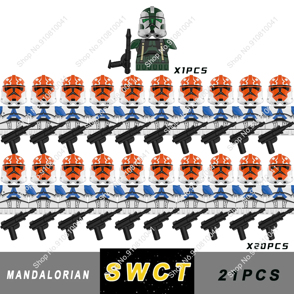 Экшн-фигурка из м/ф Звездные войны 21 шт./компл. |