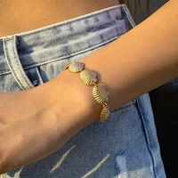 boho handmade metal shell rope chain bracelets on hand for women summer beach seashell barefoot ankle on leg jewelry accessories