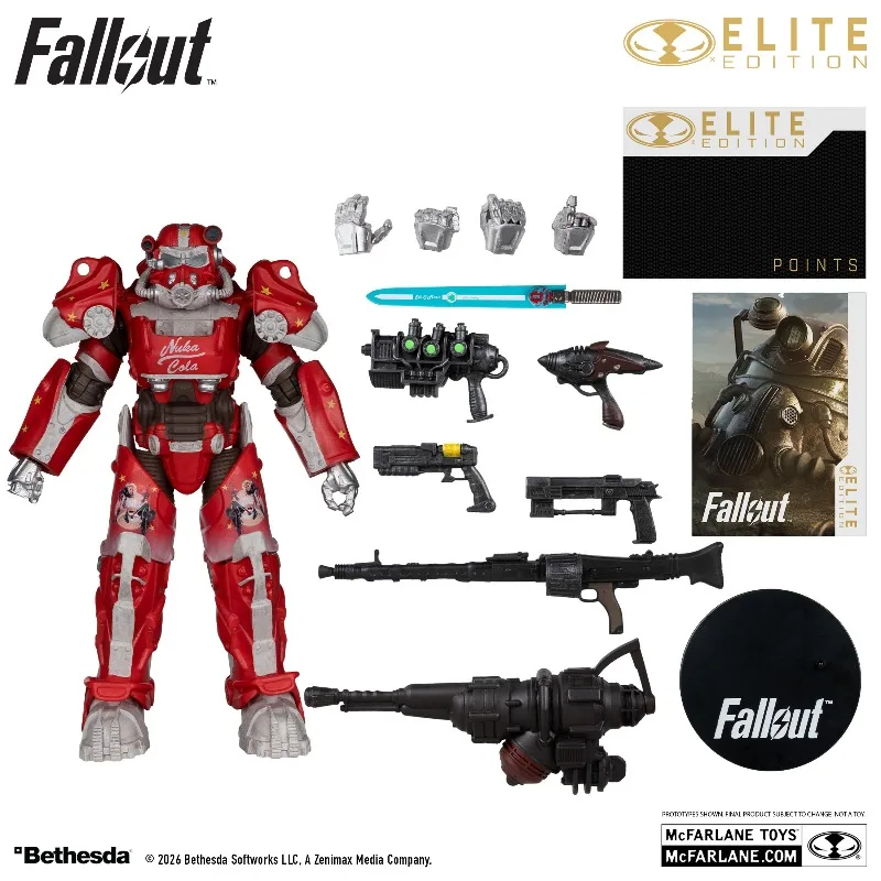 Фото В наличии: Оригинальная коллекционная фигурка Fallout Elite Edition T60 Nuka-Cola 1/10, подарок для коллекционеров №2