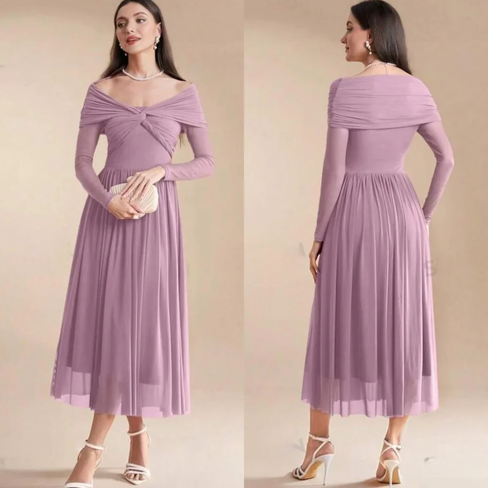 Индивидуальные повседневные сетчатые плиссированные платья-миди с открытыми