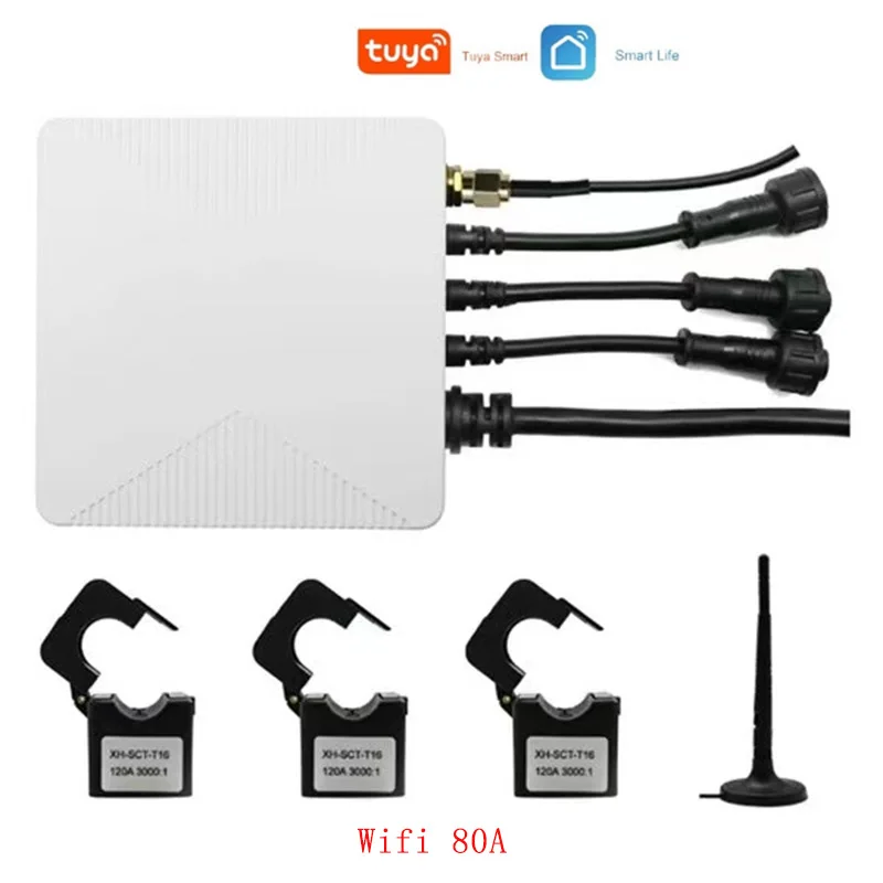 

Счетчик электроэнергии MAKERIGH 3-фазный Wi-Fi 50A-500A