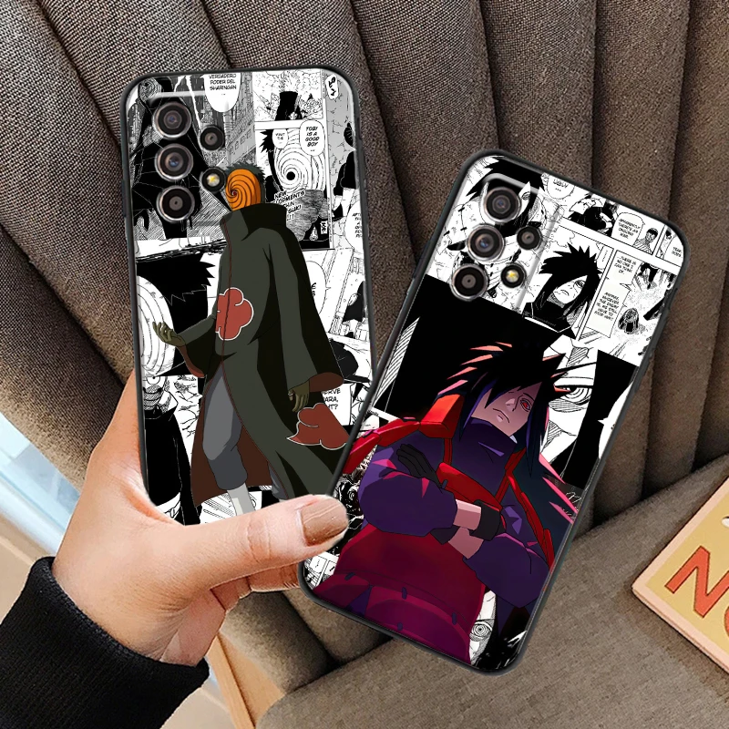 

NARUTO Japan Anime For Samsung A20 A21 A22 4G 5G Phone Case Black Silicone Cover Soft Carcasa Funda Coque