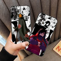 naruto japan anime for samsung a20 a21 a22 4g 5g phone case black silicone cover soft carcasa funda coque