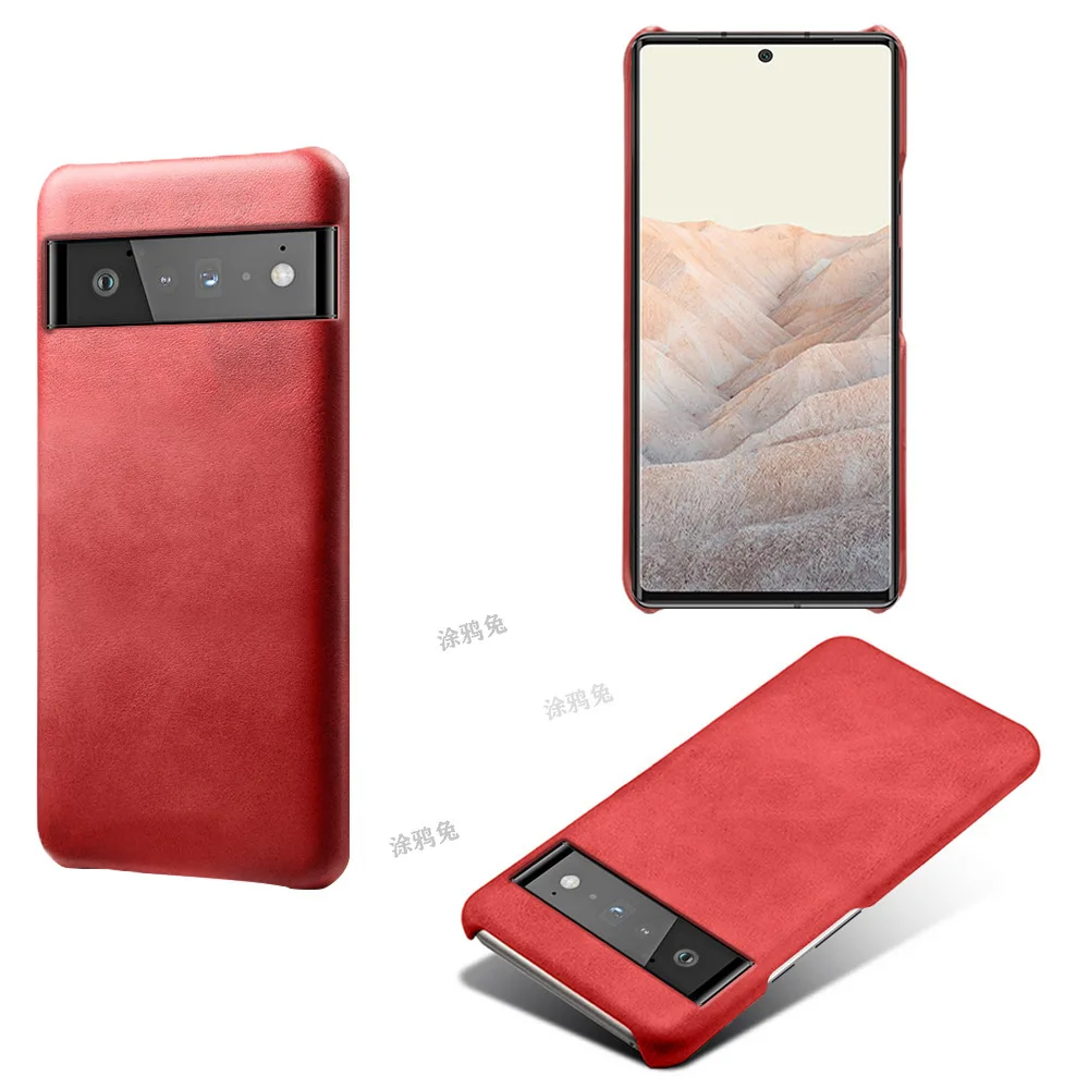 

for Google pixel 6 pro mobile phone leather case back shell leather phone case