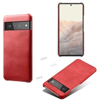 for google pixel 6 pro mobile phone leather case back shell leather phone case