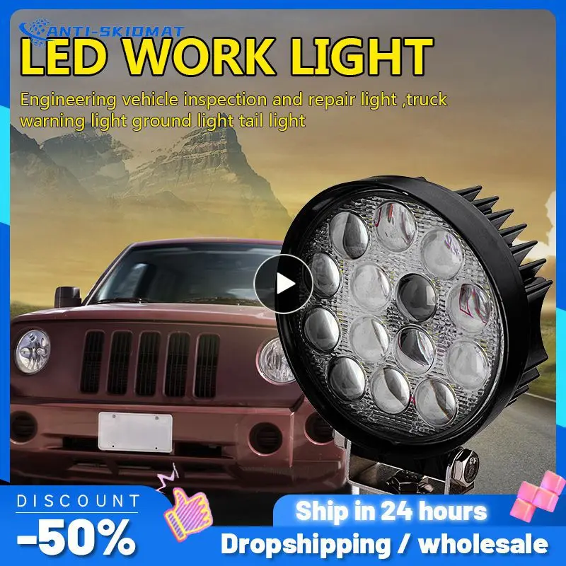 42 Вт, 4 дюйма, Φ для внедорожника, лодки, трактора, грузовика, 4x4, полноприводного автомобиля, внедорожника, квадроцикла, Φ Bar 12V 24V 6500K