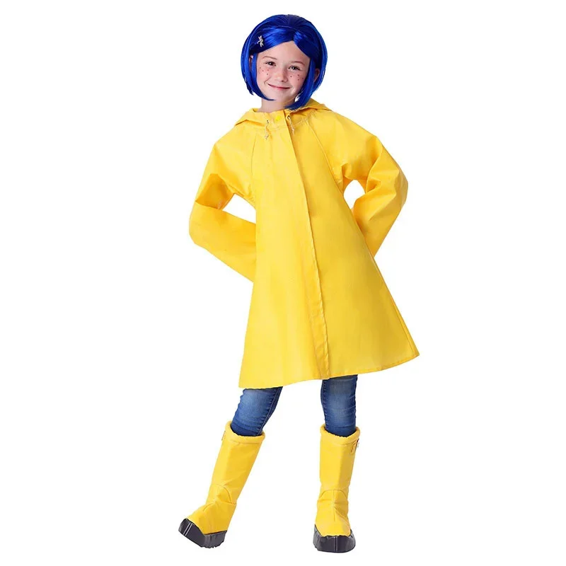 Толстовка с капюшоном для косплея Coraline Wybie loндс Женский костюм на Хэллоуин