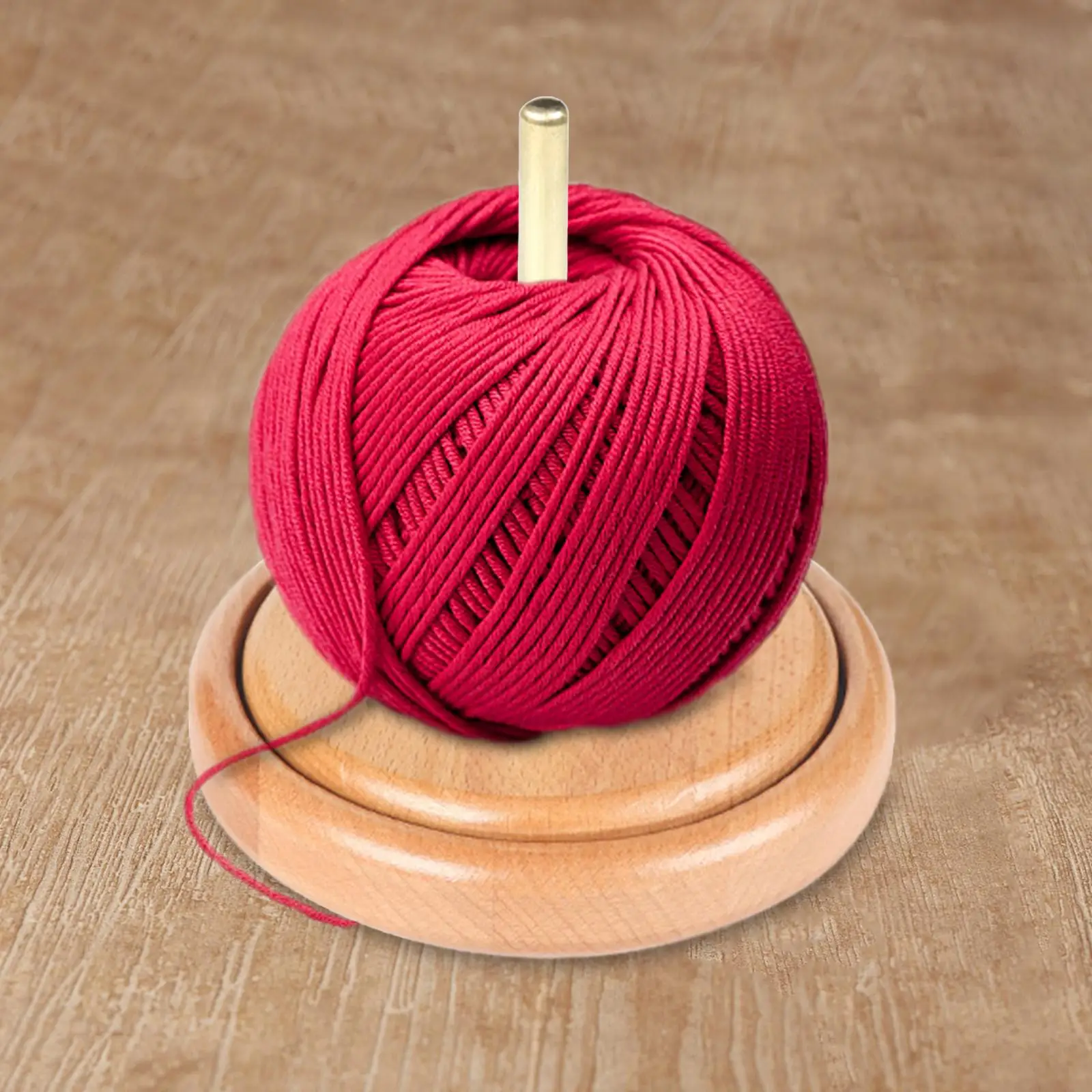 

Ручная работа, деревянный держатель для шариков из пряжи, держатель для рулонных бумажных полотенец, дозатор шерстяных ниток для начинающих мам