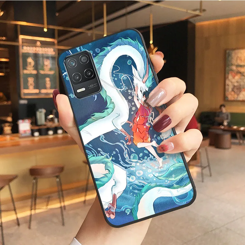 Тоторо гибли Miyazaki чехол для телефона аниме OPPO Realme 8 7 6 6Pro 7Pro 8Pro 6i 5i C3 C21 C21Y C11 C15 C20 C25 X3