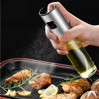 100ml push type spray bottle with scale kitchen tool oil sprayer bottle pump oil pot leak proof grill bbq sprayer oil dispenser