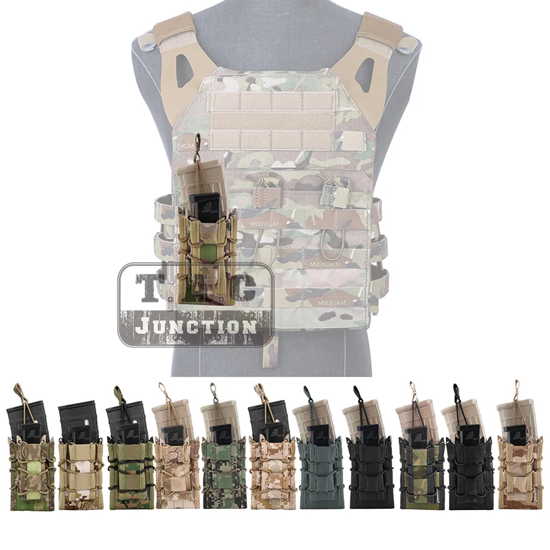 

Emerson 5,56. 223 и 9 мм Cordura Модульная сумка для магазина songemerear Военная двухслойная MOLLE Mag Сумка-переноска Мультикам