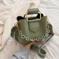 2022 summer small pu leather wallet brand messenger side bag women fashion chain shoulder handbag