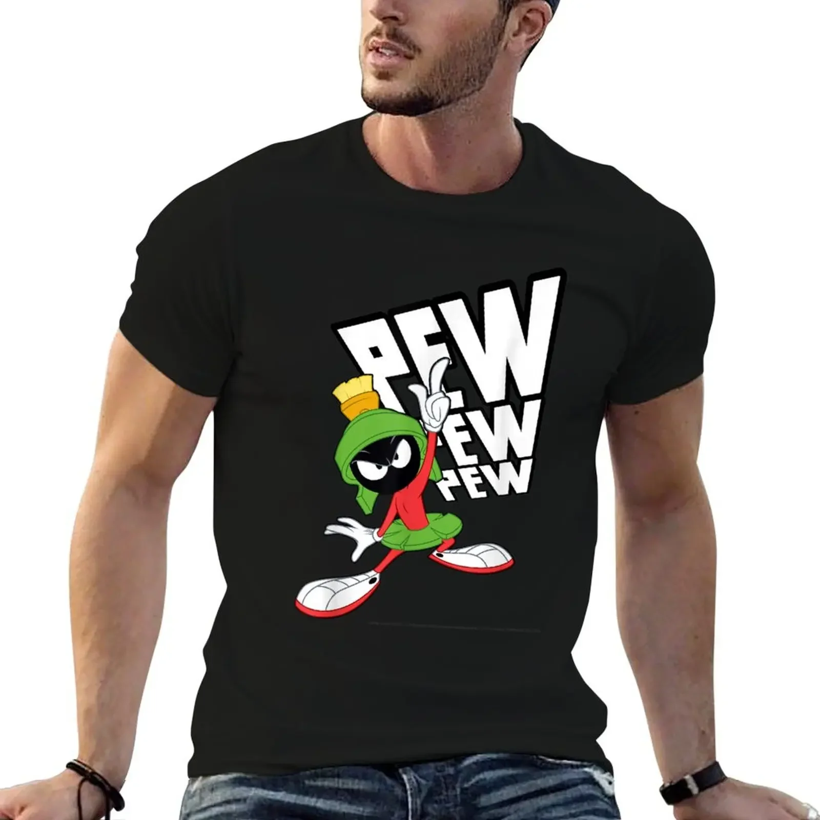 Футболка Martian Pew корейская модная одежда в стиле каваи для мальчика футболки