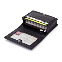 chiziyo car keys holder genuine leather coin multifunctional document bag card holder driver license business card organizer