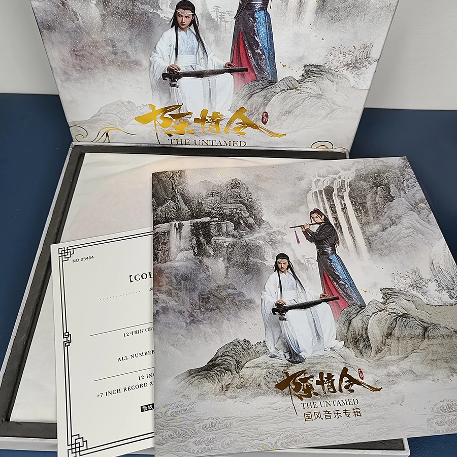 Фото Официальный оригинальный саундтрек The Untamed TV Chen Qing Ling в национальном стиле 12-дюймовая музыкальная запись Concert Ost Disc Fans Collection №3