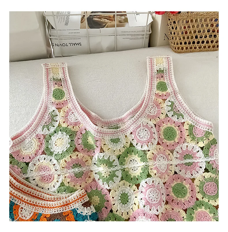 2022 женские туфли-лодочки на высоком каблуке ручной работы трикотажное летнее Boho