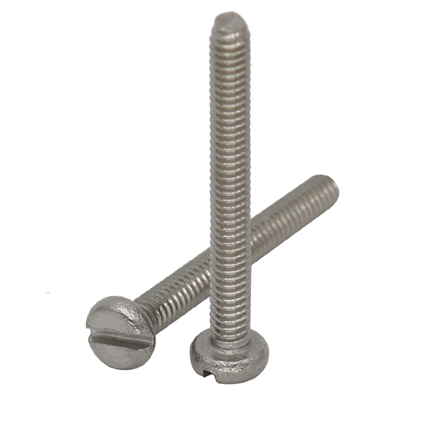 

M4 M5 M6 M8*25mm 30mm 35mm 40mm 45mm 50mm 55mm 60mm 75mm 304 Stainless Steel GB65 Bolt Slotted Minus Round Cheese Head Screw
