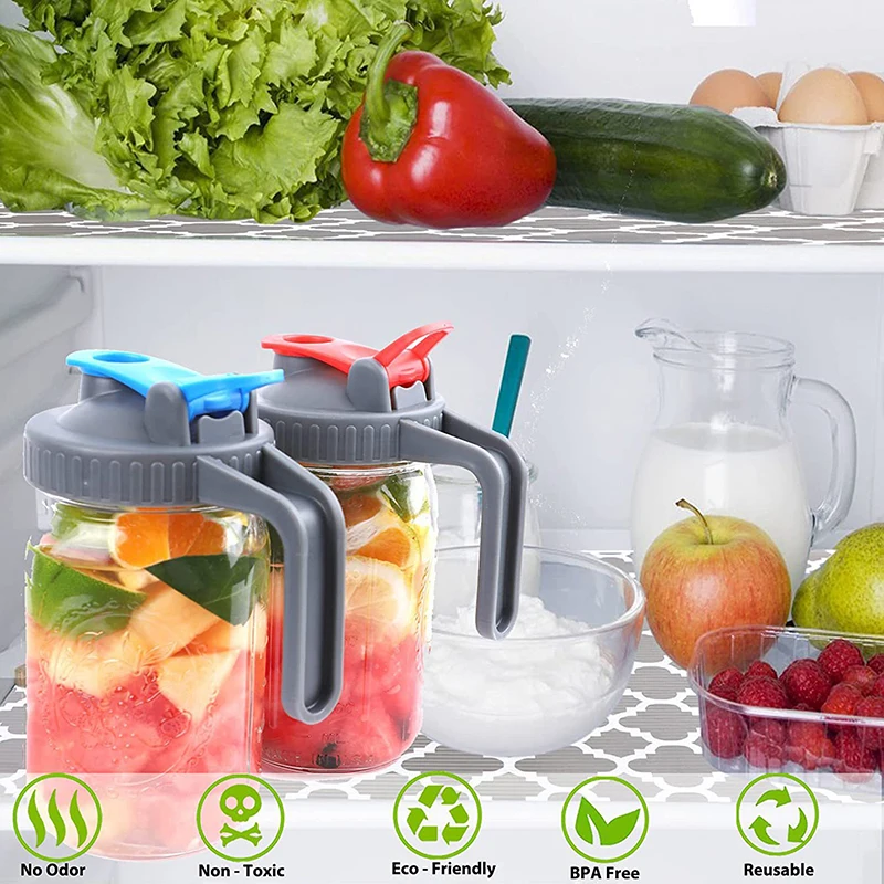 Крышки Для Банок Mason С Ручкой Пластиковые Стаканчики Крышка Без Подкладки