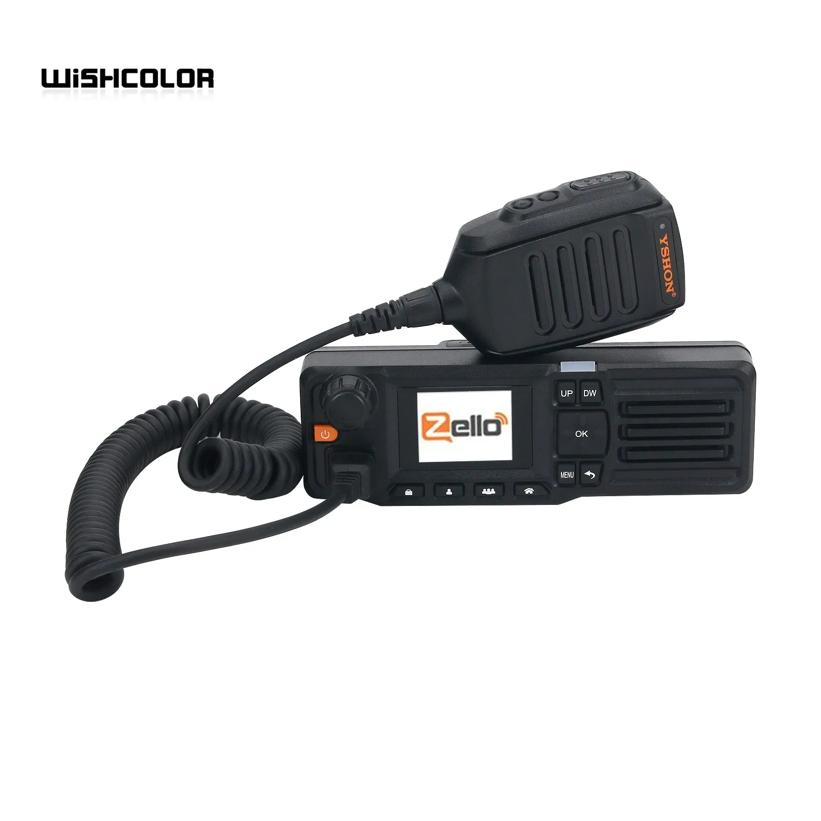 Wishcolor Zello Radio 4G Network Radio 50KM Mobile Radio Small Car Radio Station For Outdoor Activities