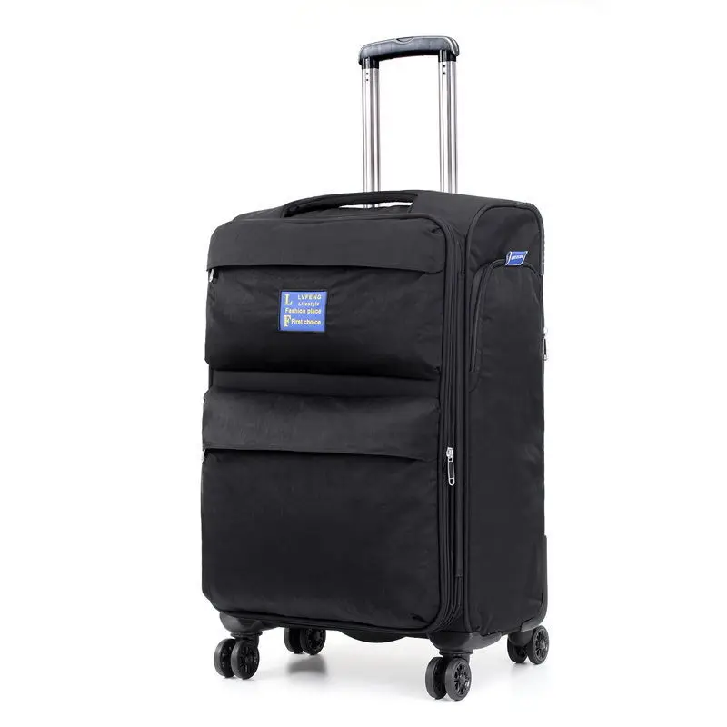 New Boarding Case 20 Inch Oxford Cloth Luggage  Universal Wheel Trolley  Travel  Password Canvas Case