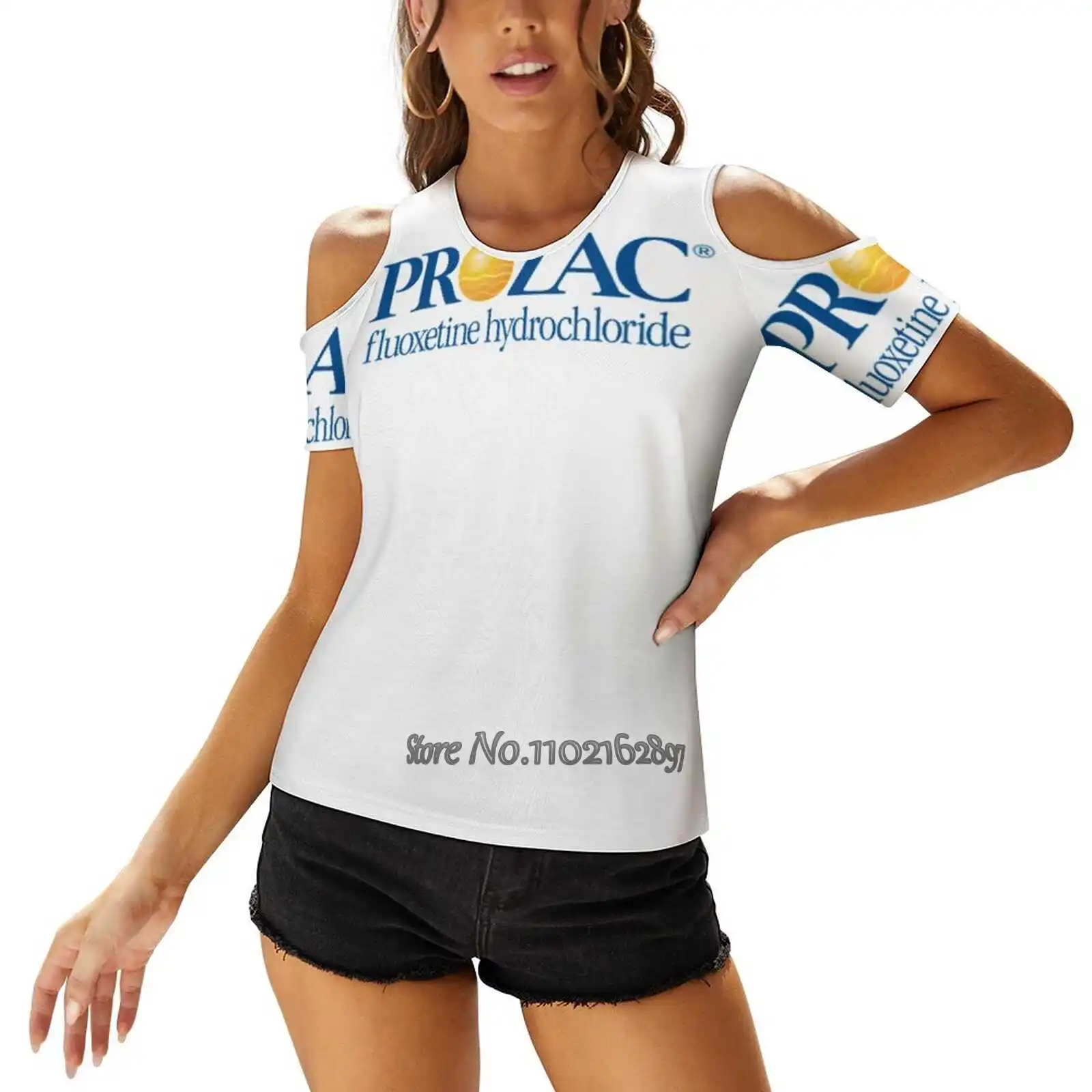 Футболка женская с коротким рукавом и принтом в стиле Харадзюку