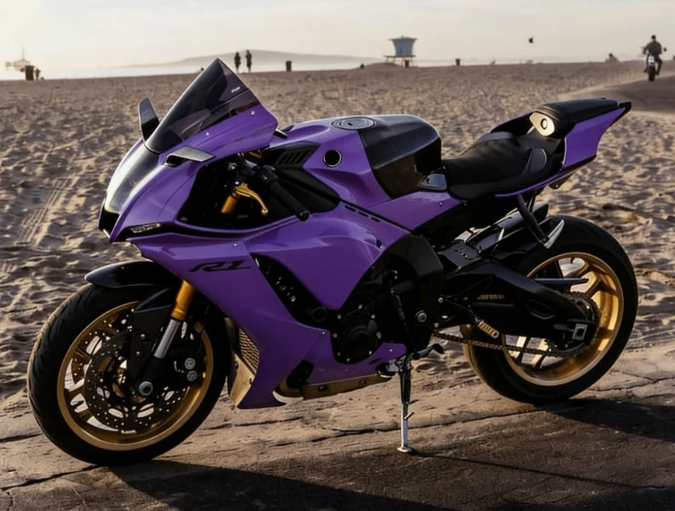 Фото Подходит для мотоциклов Yamaha R1 2020-2025 годов, полный комплект обвеса, аксессуары, многоцветные варианты, возможна индивидуальная настройка. №3