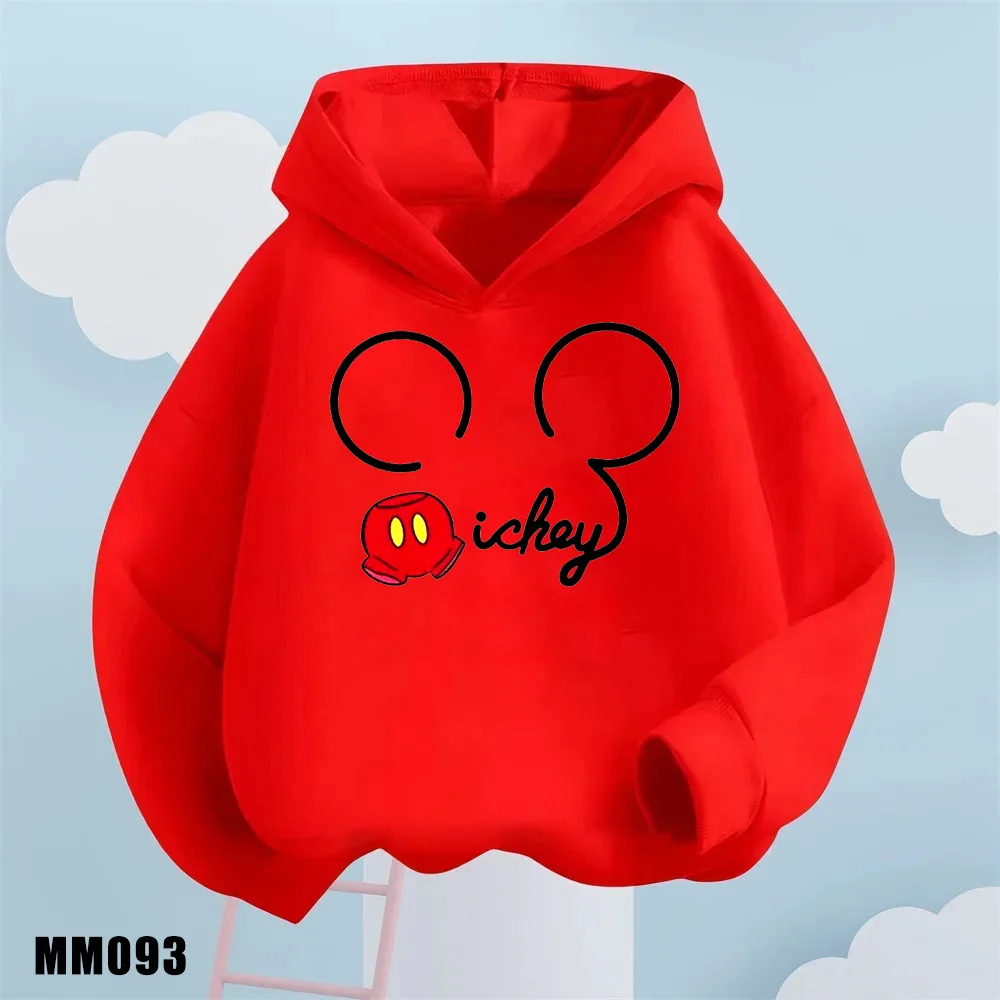 Новинка 2024 Детская уличная одежда MICHEY для мальчиков и девочек спортивные худи